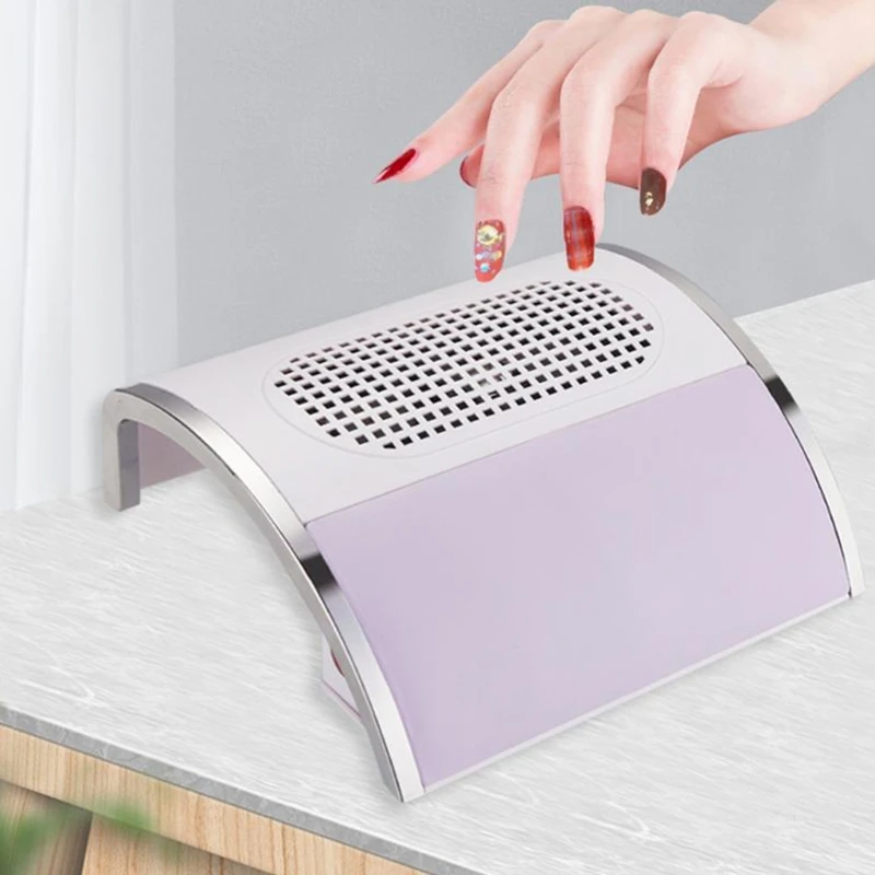 80W Stronge Power Electric Dust Collector Fan Dust-Free Suction Vacuum Cleaner Extractor Machine for Manicure Salon Home