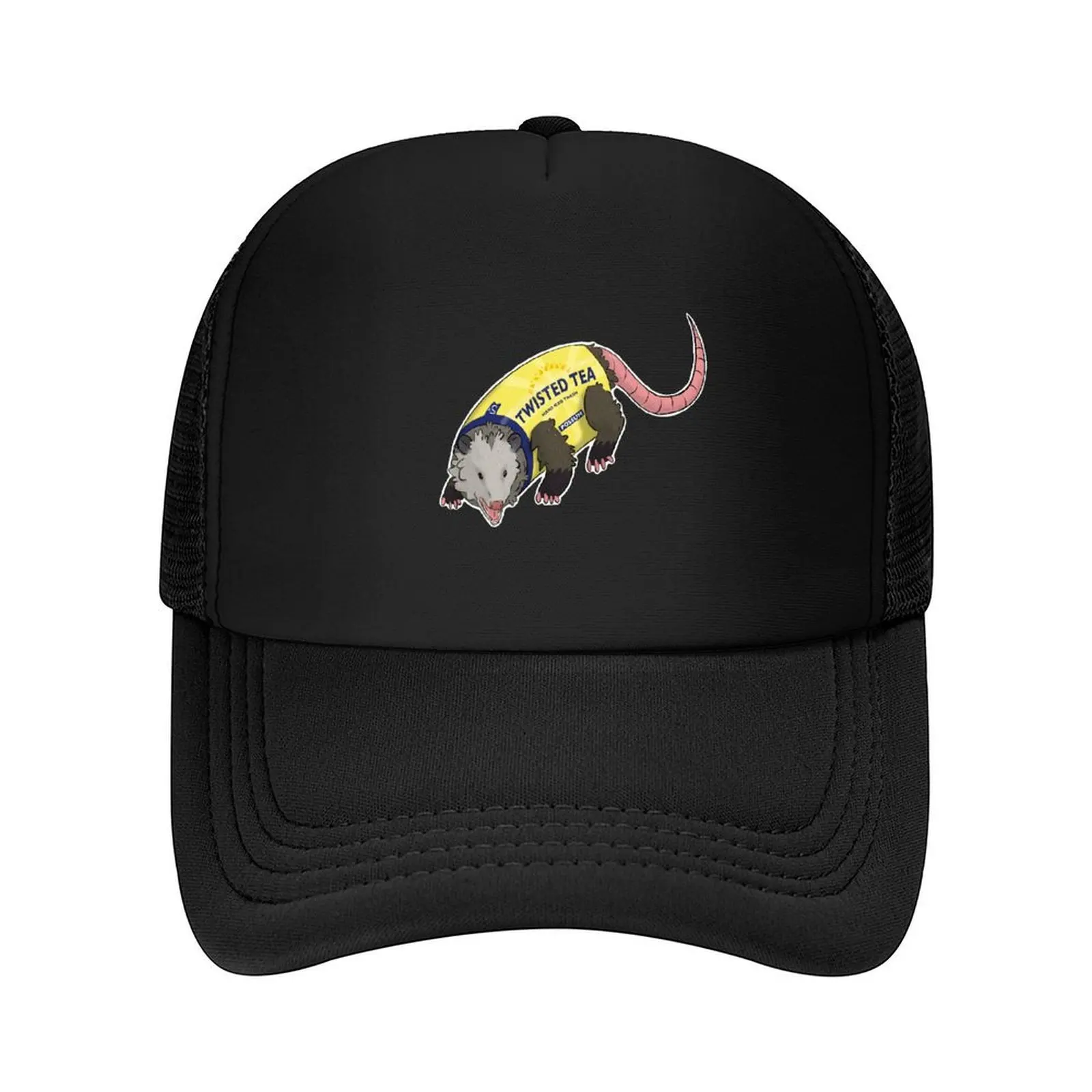 

Twisted possum Baseball Cap Hat Man Luxury Beach Unique hats Streetwear Hats For Women Men's