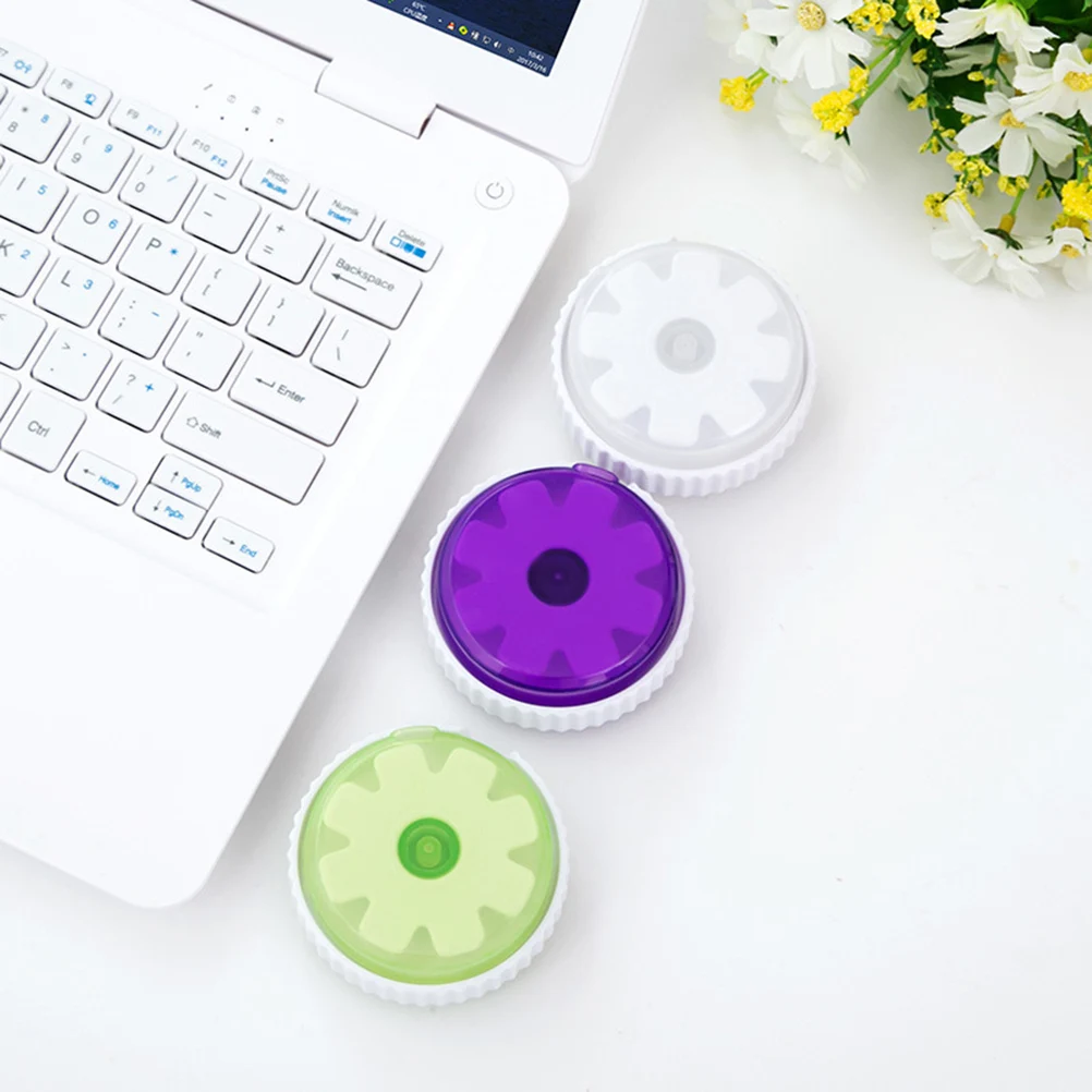 

Cute Headphone Cable Organizer Portable Wire Storage Box Small Lightweight Data Line Bright Color Earbuds Keeper Headset