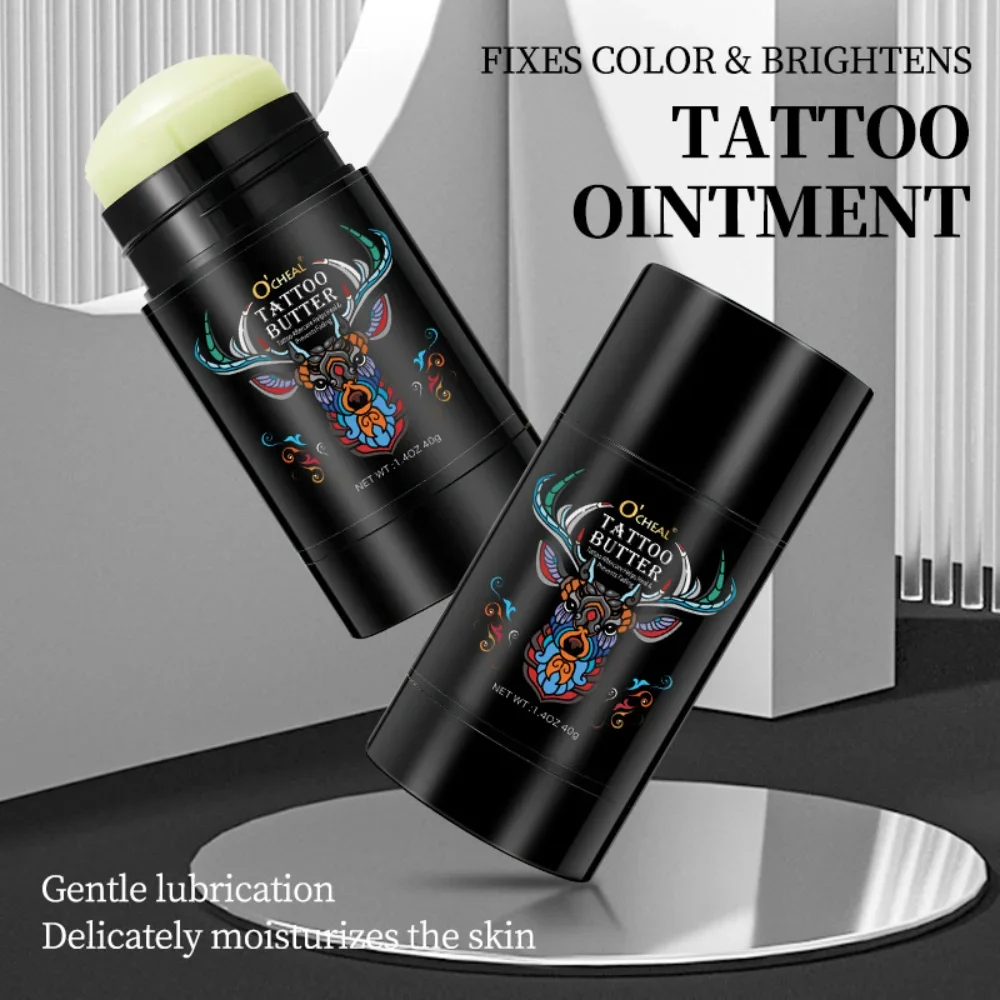 

Tattoo Care Balm Stick Tattoo Enhance Cream Rendering Moisturizing Nourish Brighten Soothing Rotating Type Tattoo Care Products