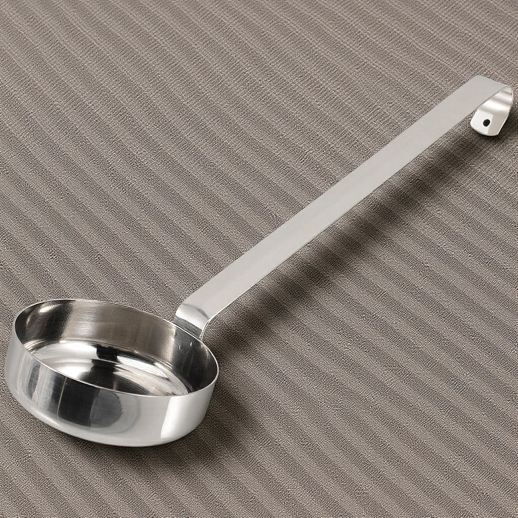 

Kitchen Measuring Spoon Stainless Steel Pizza Sauce Ladle Flat Scoop for Baking Soup Spread Tool Multipurpose Cooking Tableware