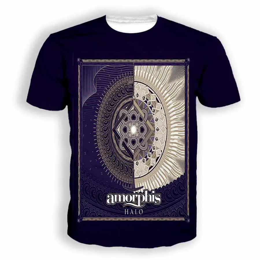 New Fashion Women/Men\'s 3D Print Amorphis  Casual T-shirts Hip Hop Tshirts Harajuku Styles Tops Clothing   EE1