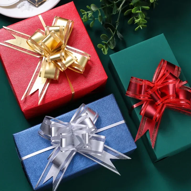 20/10 قطعة هدايا سيارة زهرة الزفاف سحب القوس أشرطة التفاف التعبئة عيد الحب عيد ميلاد الأحداث لوازم الحفلات عيد الميلاد