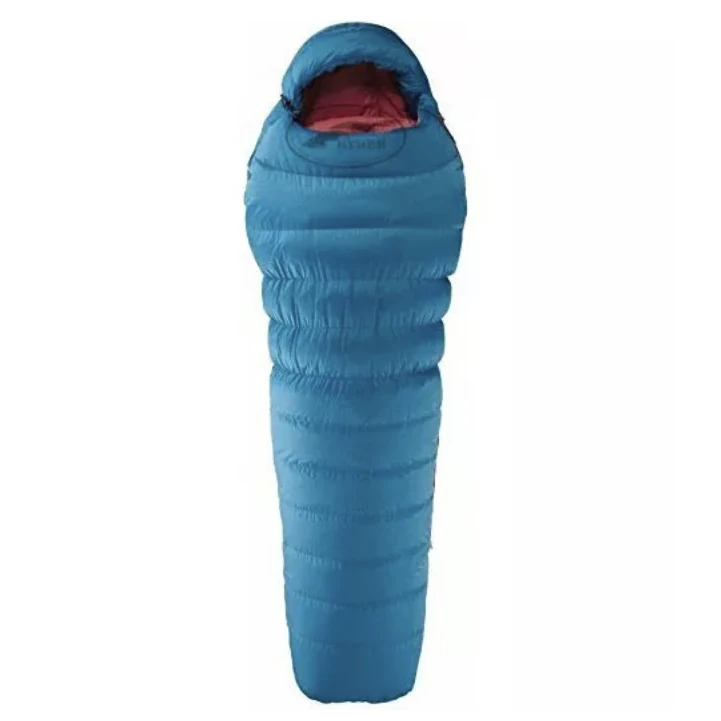 Innovation Winter Adult  Camping Adventure Compact Mummy Thermal Duck Down Sleeping Bag with Elastic Band that hugs body firm