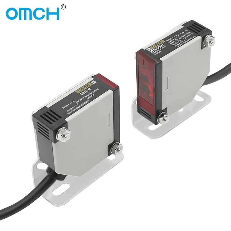 OMCH Long Distance Laser Opposite Photoelectric Sensors E3F-5DM Detection Range 5m Proximity Switch