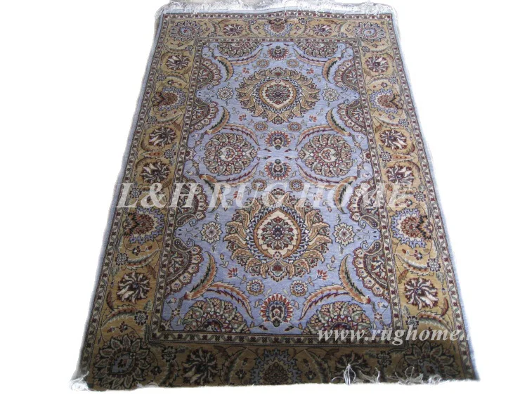 

Free shipping 4'x6' 160 Line Persian carpet 100% New Zealand wool and handmade, space dyed yarns