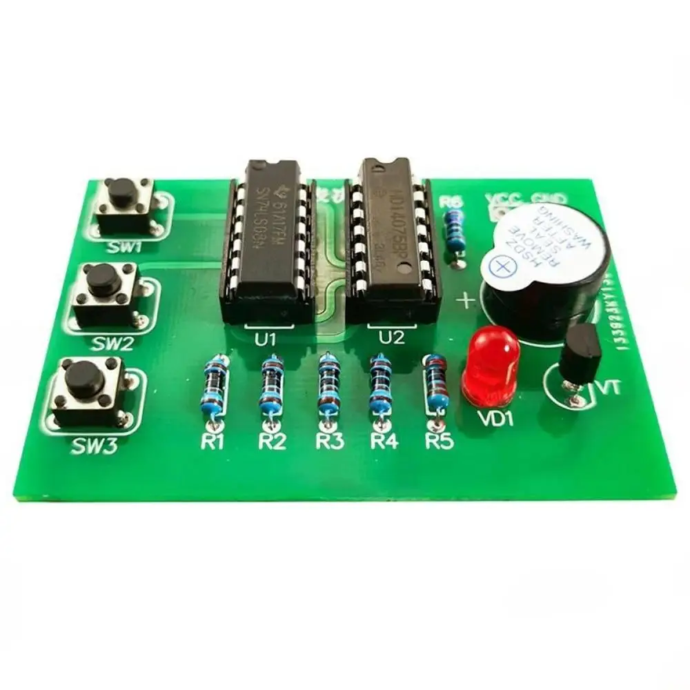 Three Person Voter Making Kit DIY Non Gate Voter Digital Circuit Lab Kit for Training Student LABS On Electronic Principles Kit