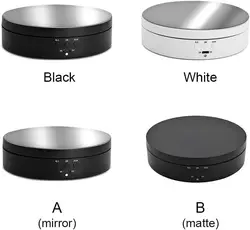 Motorized Rotating Display Stand, 360 Degree Electric Rotating Turntable for Photography Products Display, Jewelry, Watch