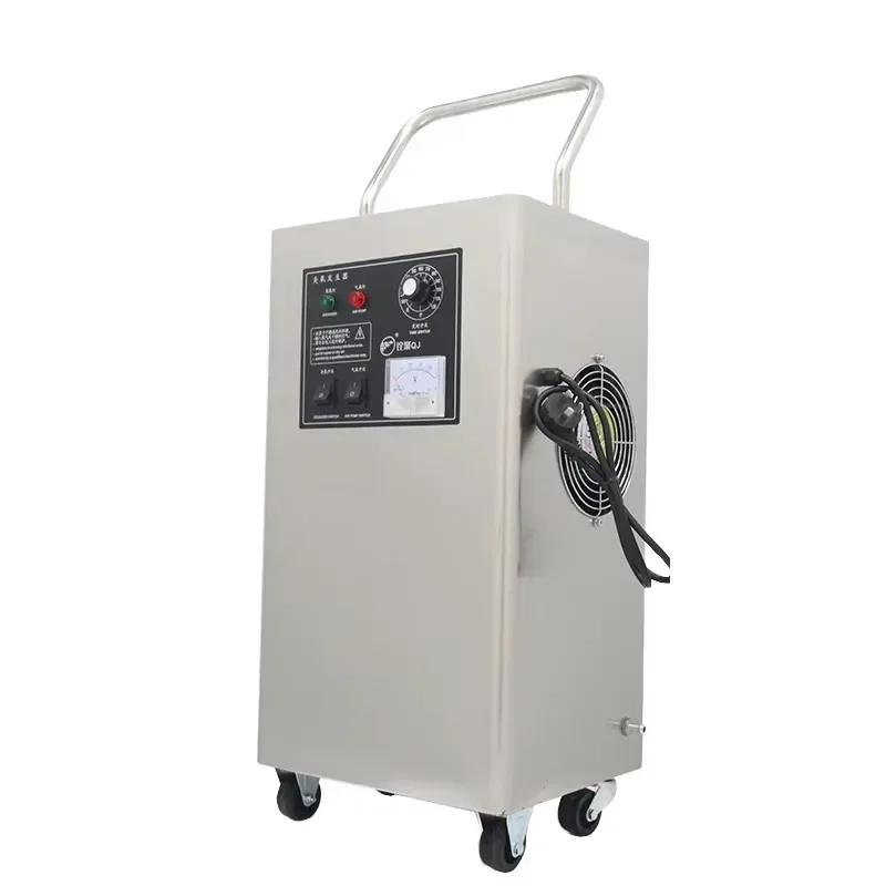 Generador de Ozono de 10g/h de Venta Caliente de Fábrica Quanju, Sistema de Purificación de Agua por Fuente de Aire para Agua Potable y Eliminación de Olores en Piscinas, Motor de Bomba de 220V