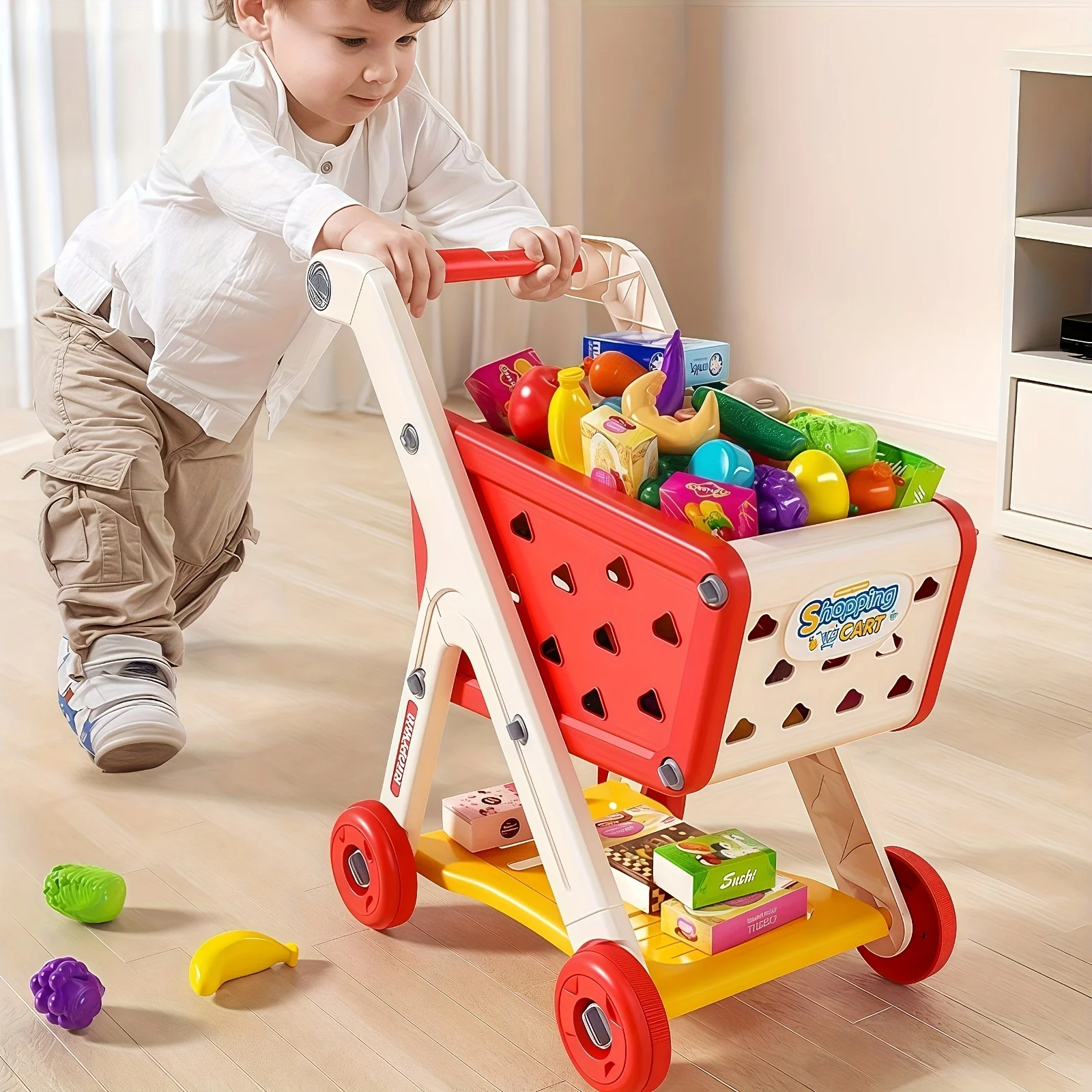 عربة تسوق للأطفال للعب التخيلي - مراجعة Kids Toys Shop وسعره