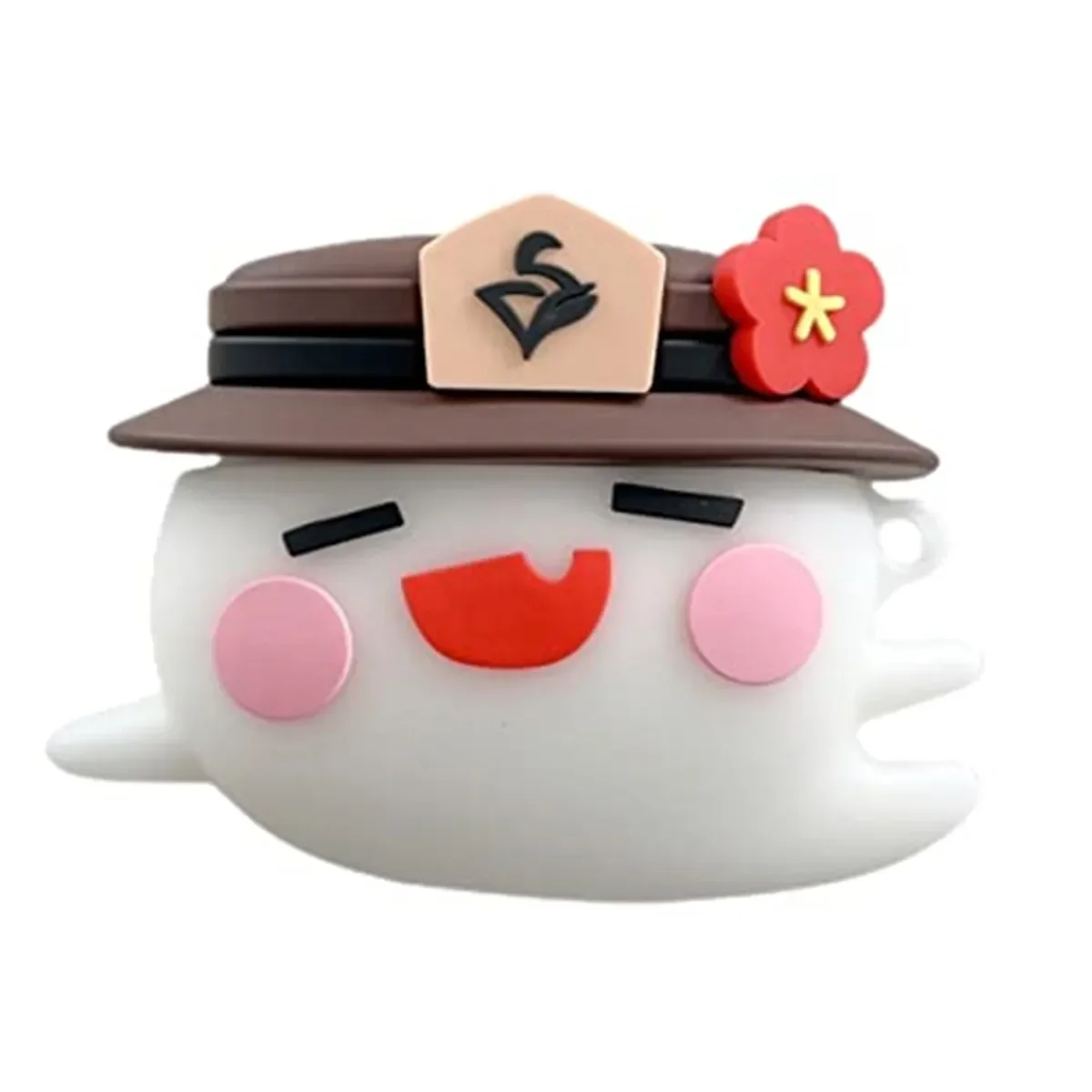 Headphone Case for 2024 New Huawei Freebuds 6i,Cute Cartoon Funny Kawaii Ghost Design Silicone Ear Buds Case with Keychain
