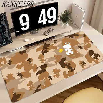 可愛史努比創意酷炫滑鼠墊 XXL 大號電腦桌墊 卡哇伊辦公室鍵盤防滑墊 可愛卡通滑鼠墊 12 最佳銷售 可愛滑鼠墊 - №9