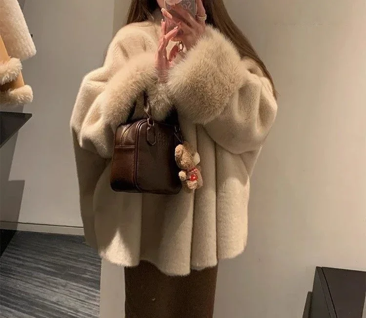 معطف نسائي فضفاض جديد لخريف وشتاء 2025