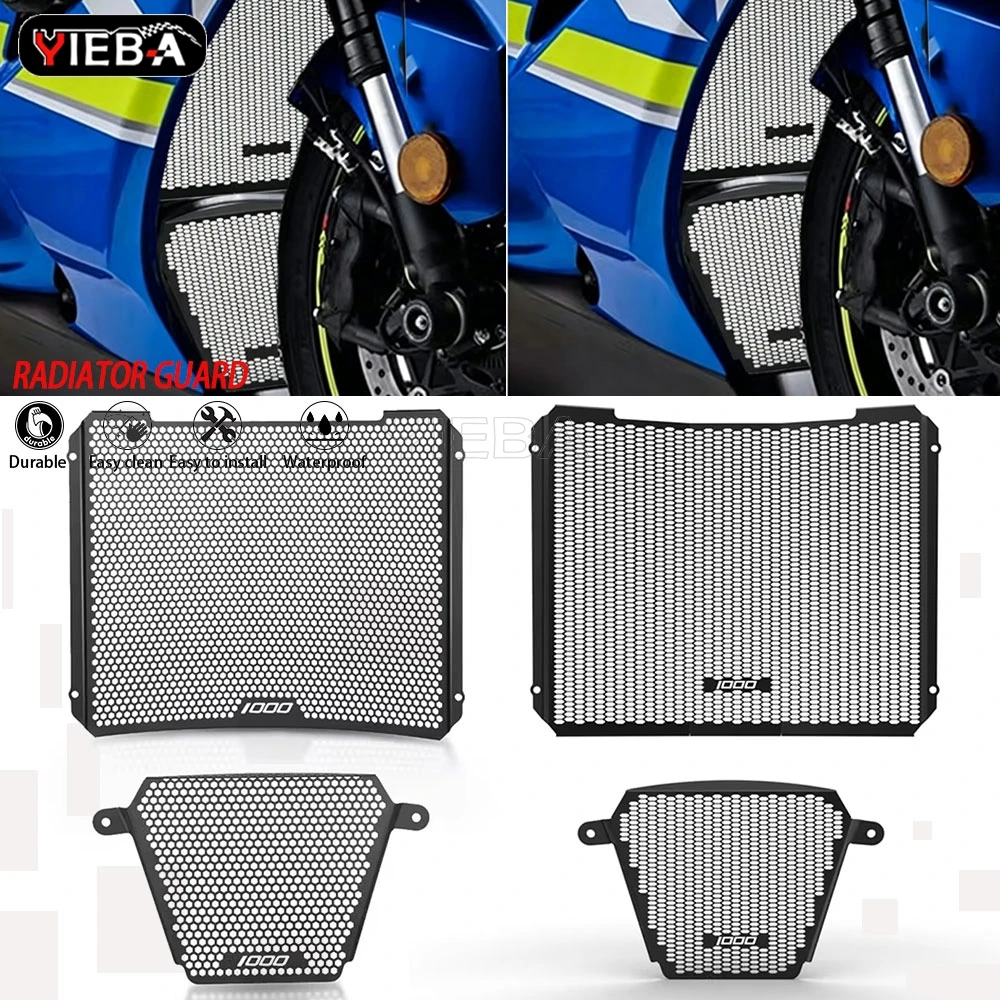 Motorcycle Radiator Guard For Suzuki GSX-R1000R GSX-R1000 ABS 2017-2024 2025 GSX-R 1000 1000R Oil Cooler Grille Protection Cover