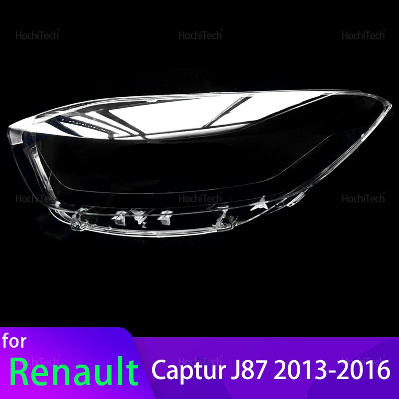 

Для Renault Captur Samsung QM3 J87 2013-2016: Прозрачный корпус фары, передняя линза, стеклянная крышка фары