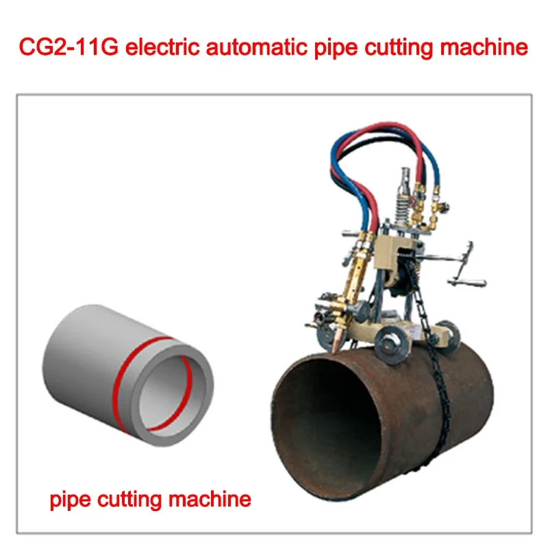 

CG2-11G Hand Crank Manual Pipeline Cutting Machine Cutting Steel Pipe Diameter 108- 600mm For Outdoor Places Without Power 220 V