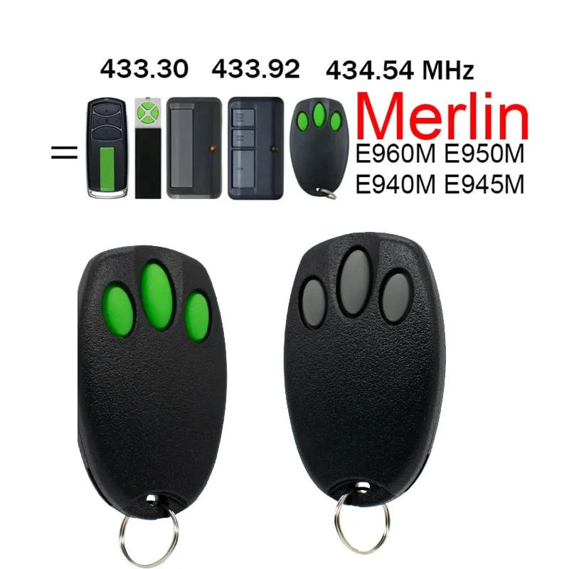 ميرلين + 2.0 باب المرآب التحكم عن بعد ل E940M E945M E950M E943M E960M الأمن 2.0 جهاز إرسال ميرلين