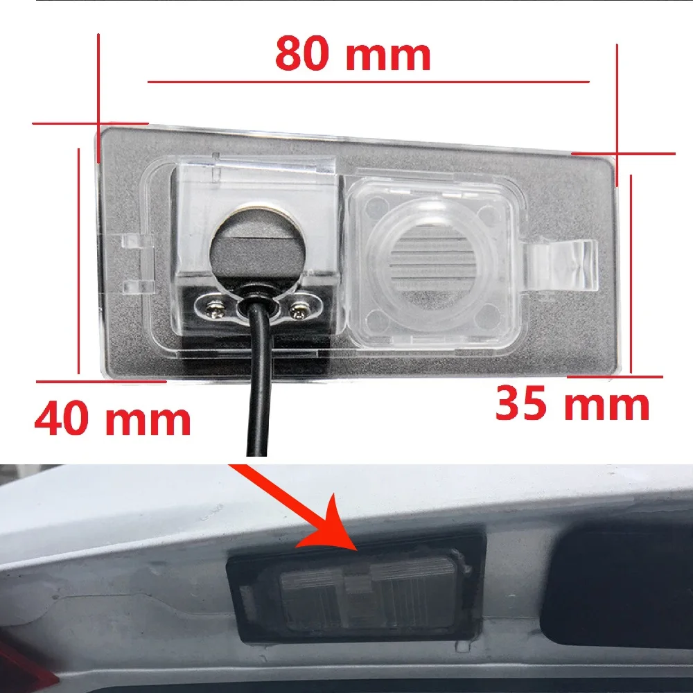 HD 1280*720P Rear View Parking Night Vision Camera for Hyundai Elantra Avante 2011-2013,License Plate Light Waterproof Camera
