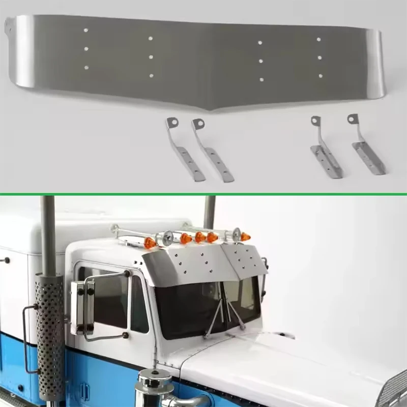 LESU Modell GW-K021 RC Metall-Sonnenschutzteile für 1/14 Tamiya King Hauler Grand Hauler Traktor-LKW DIY RC Zubehör – Detail 2