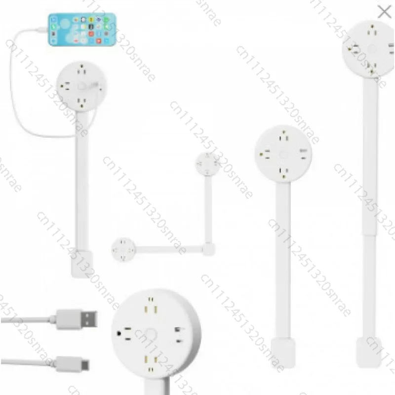 Power Outlet Socket Row Sofa Bedside Swivel Expander Extender Strip