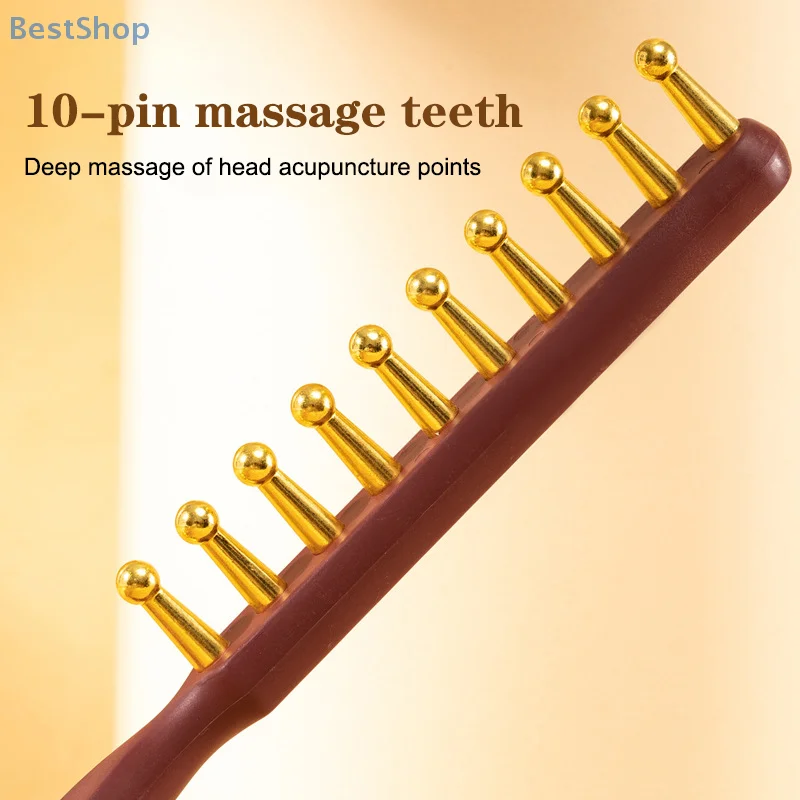 

❀❀❀Large Alloy Wide-Tooth Pointed Tail Massage Comb❀❀❀❀