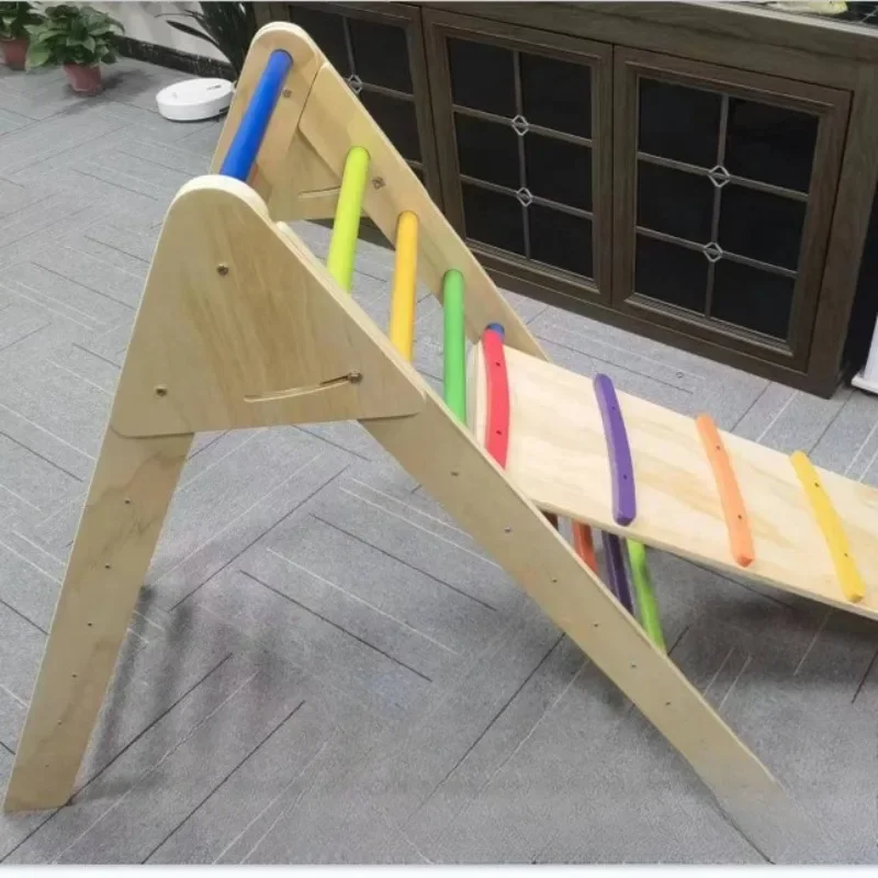 Children's combination climbing frame, exercising  balance ability, grasping and folding tripods