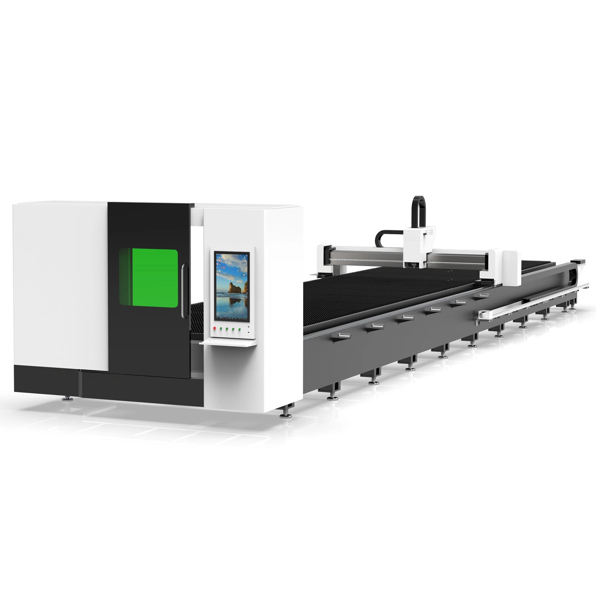 

High Power Laser Cutter Full Enclosed Carbon Steel Sheet Metal Aluminum Plate 6kw 8kw 12000w Raycus Fiber Laser Cutting Machines