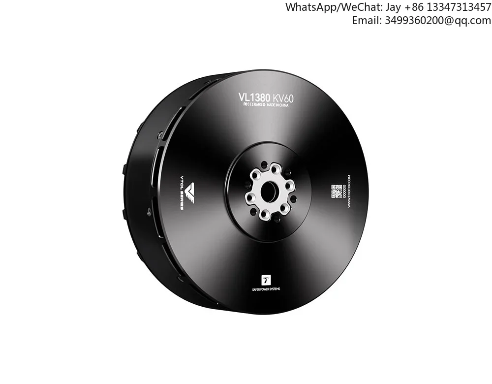 

For T-Motor VL1380 KV60 VL SERIES PROPULSION SYSTEM VL300A ESC 45In Propeller Fast And Economical Propeller Locking IP45 24S