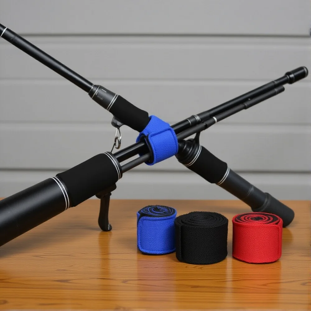 

Fishing Tools Accessory Fishing Rod Tie Holders Straps Suspenders Wrap Outdoor Loop Cable Cord Ties Belt Fishing Equipment