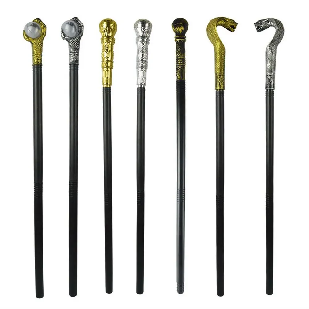 Round Handle Costumes Walking Cane Royal King Claw Ball Halloween Wand Egyptian Pharaoh's King's Scepter Halloween Walking Stick