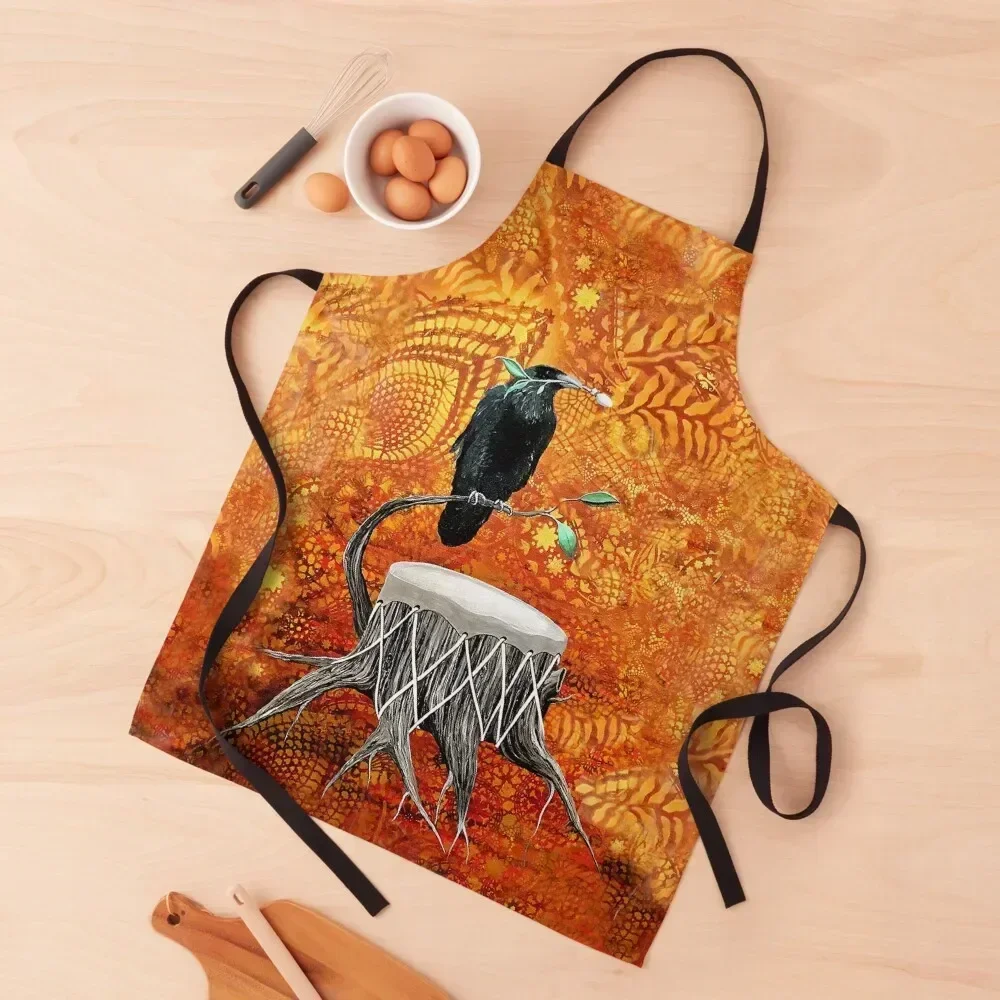 

Raven and Drum by Linda Storm Apron Kitchen Kitchen Things For Home Sexy with pockets Apron