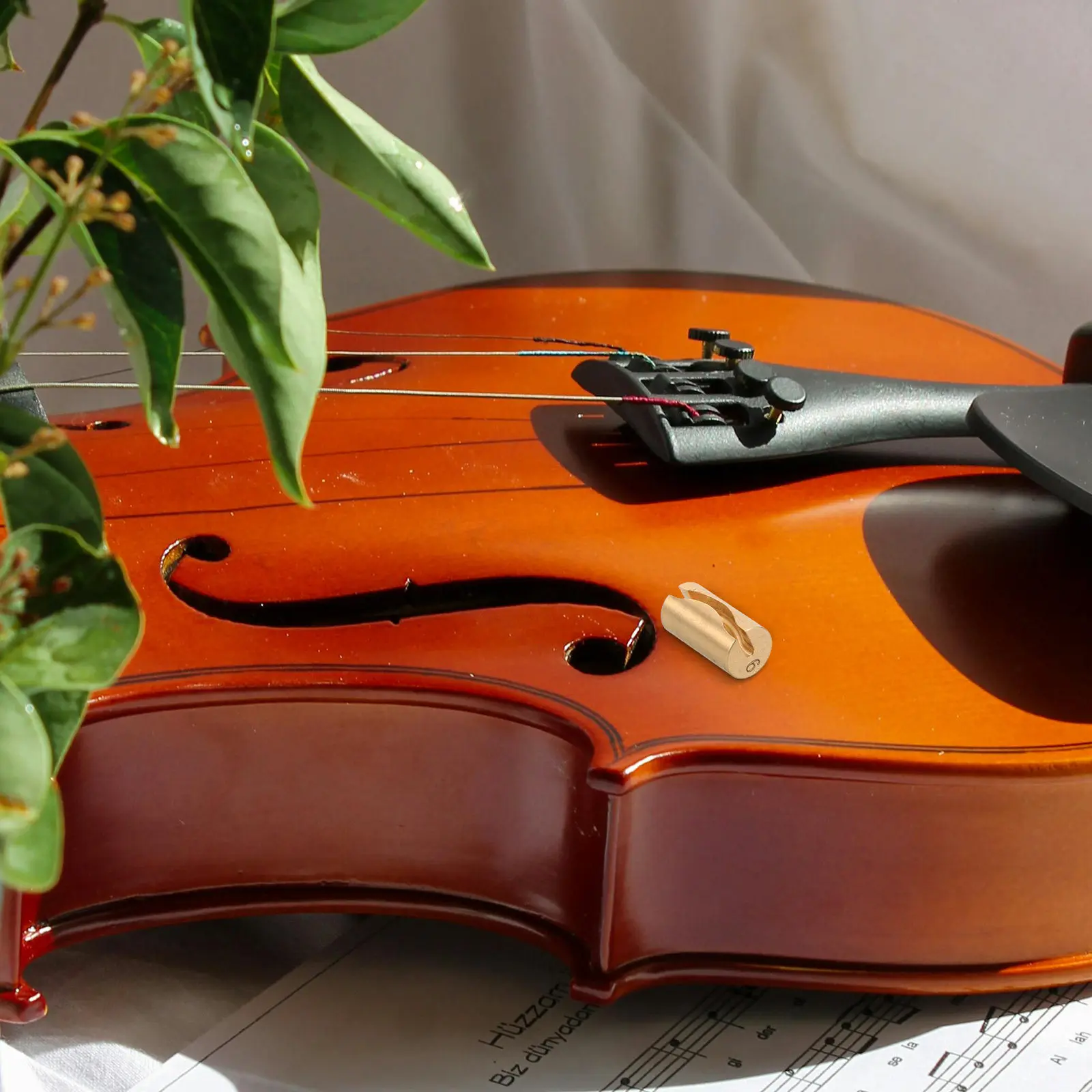 

Латунный глушитель волчьего звука для виолончели 9G, компактный, легко устанавливаемый, аксессуар для инструмента, для профессиональной практики