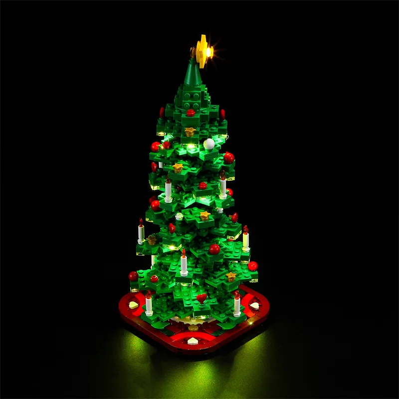 DIY LED-lichtset voor LEGO 40573 kerstboom (alleen LED-licht, zonder blokken model)