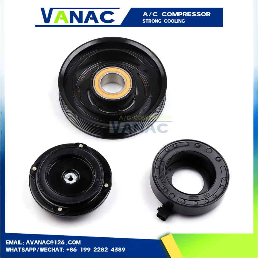 

AC A/C Compressor Clutch KIT For ACURA MDX TL 3.5L Honda Accord Odyssey Pilot 38810RCAA01 38810RDJA01 38810RGLA01 38810RDAA01