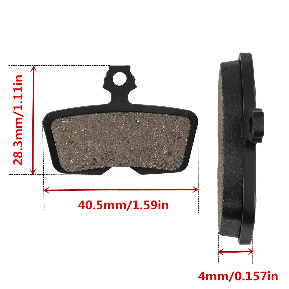 2/4Pairs MTB Bicycle Mountain Bike Resin Brake Pads For SRAM Code 2011+/CodeR RSC(2012 +)/Guide -Re 2011 +/Sram Red 22/S-700