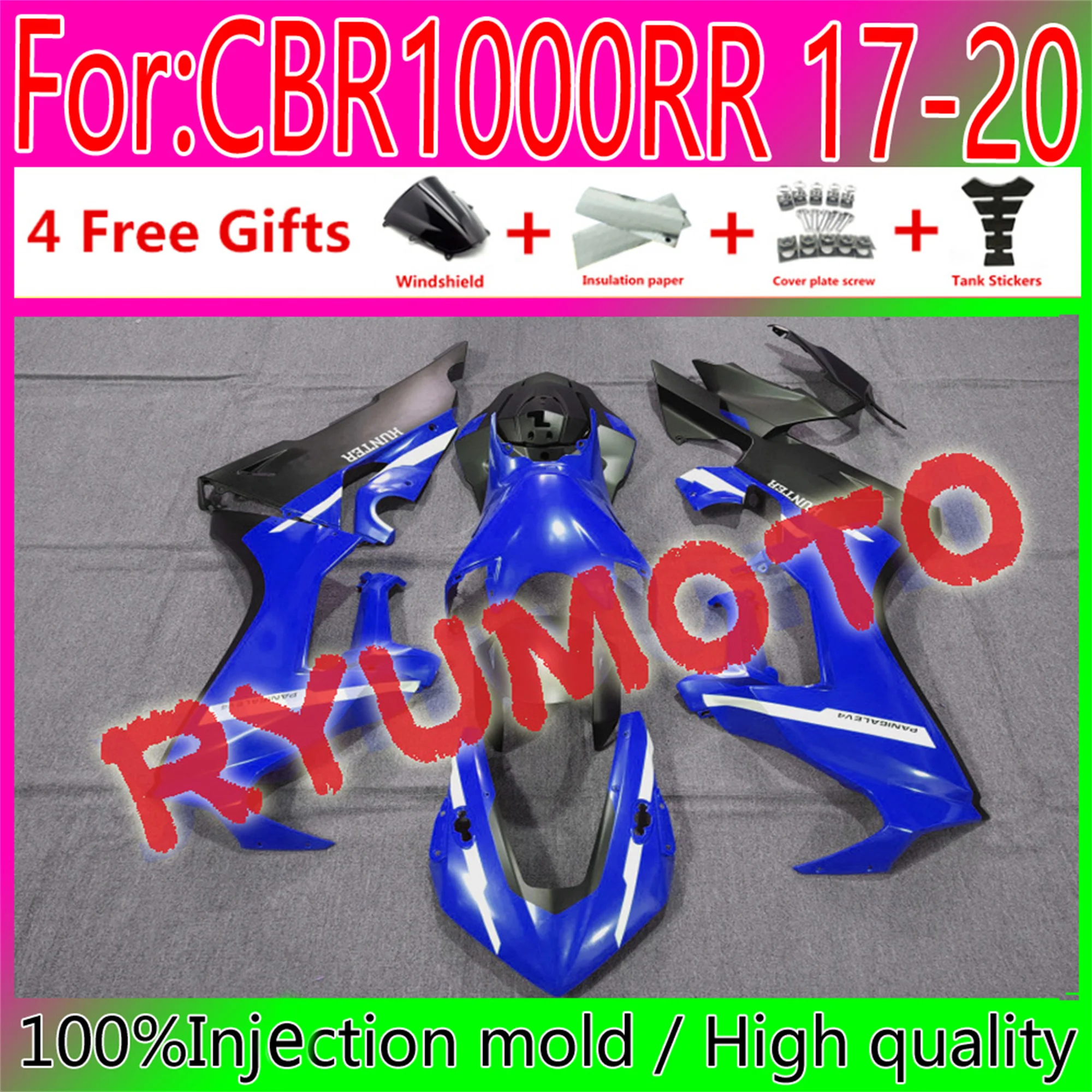

PNEW ABS Motorcycle Fairings Kit Fit For Honda CBR1000RR 2017 2018 2019 2020 CBR1000 RR 17 18 19 20 Bodywork Fairing