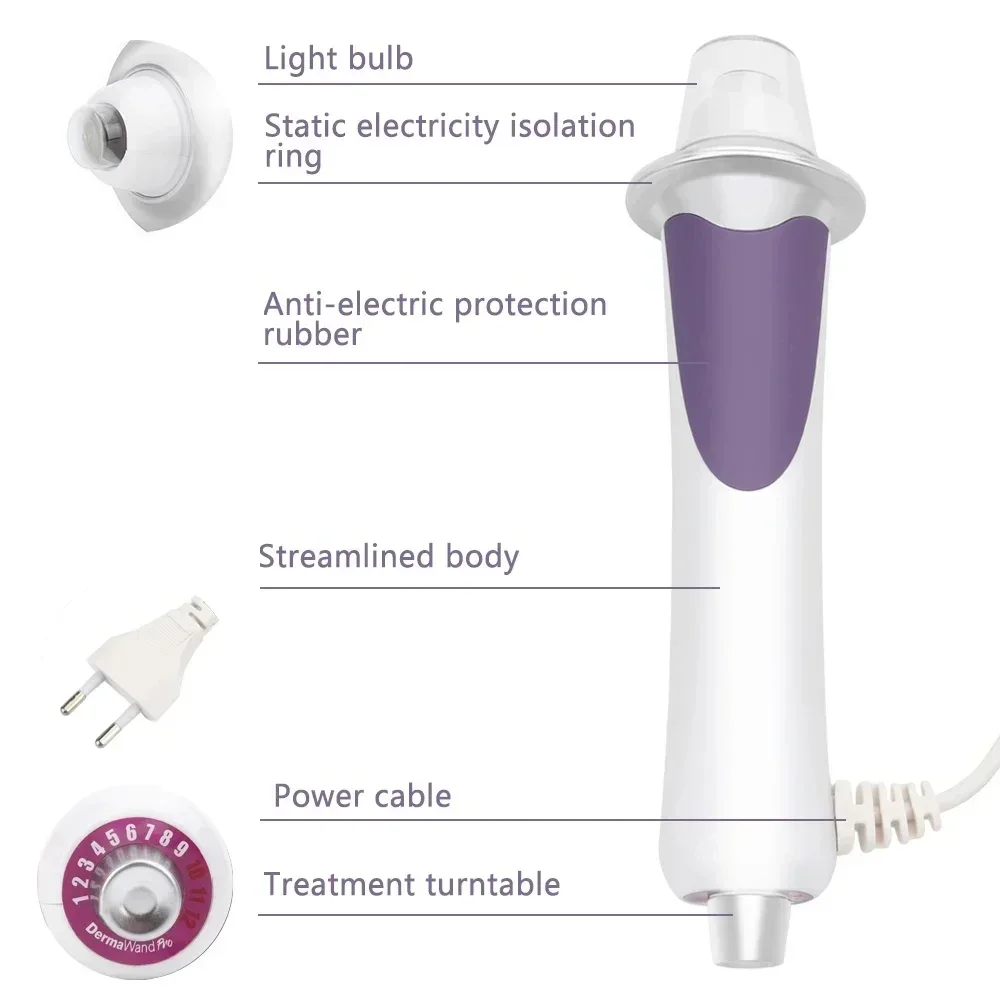 New Electronic Radio Frequency Beauty Device, Facial Negative Ion Care Device Radio Wave Wrinkle Removal and Acne Removal Stick