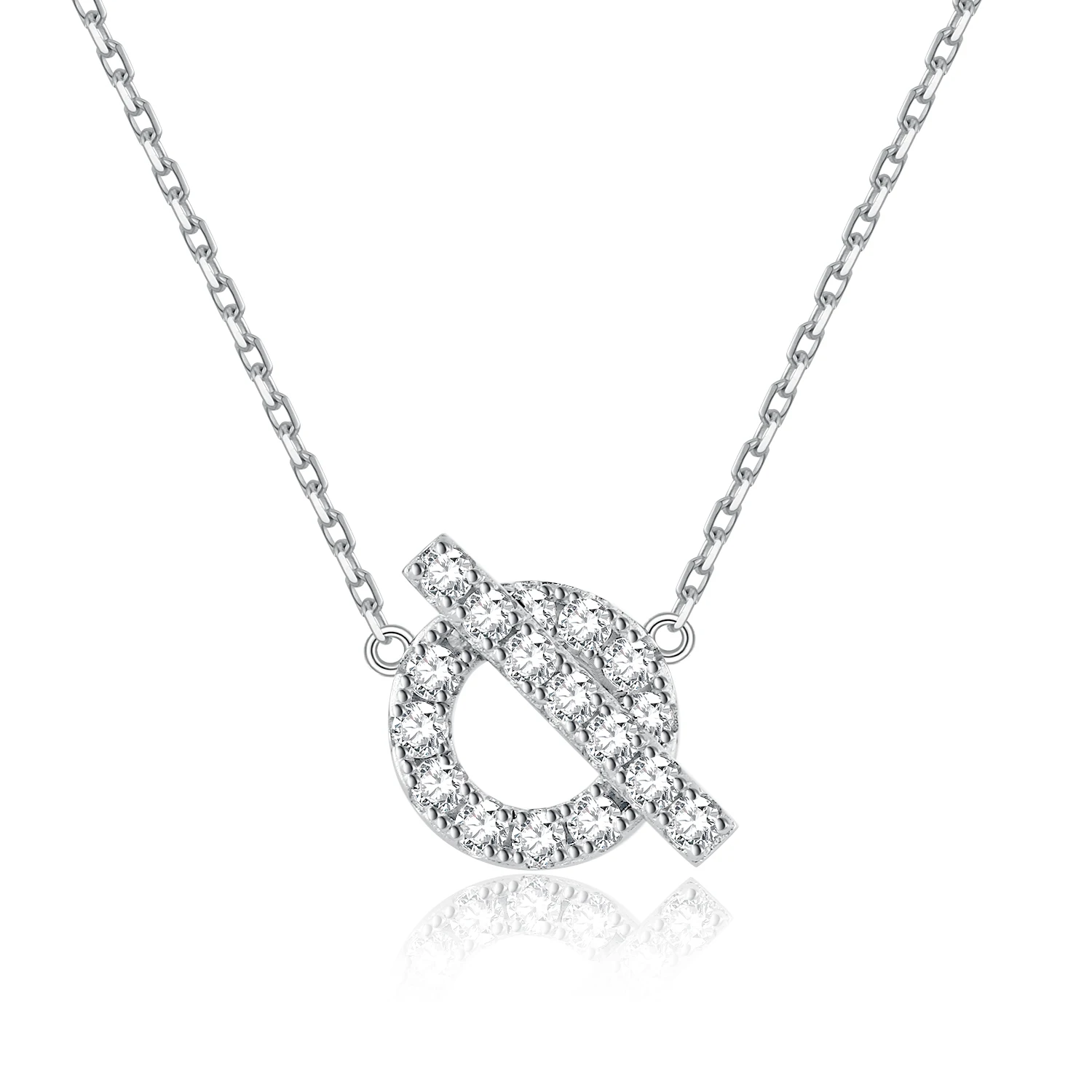

Luxury S925 Silver Q Letter Pendant Necklace with Lab-Grown Diamond Women's Fashion Jewellery for Weddings and Parties