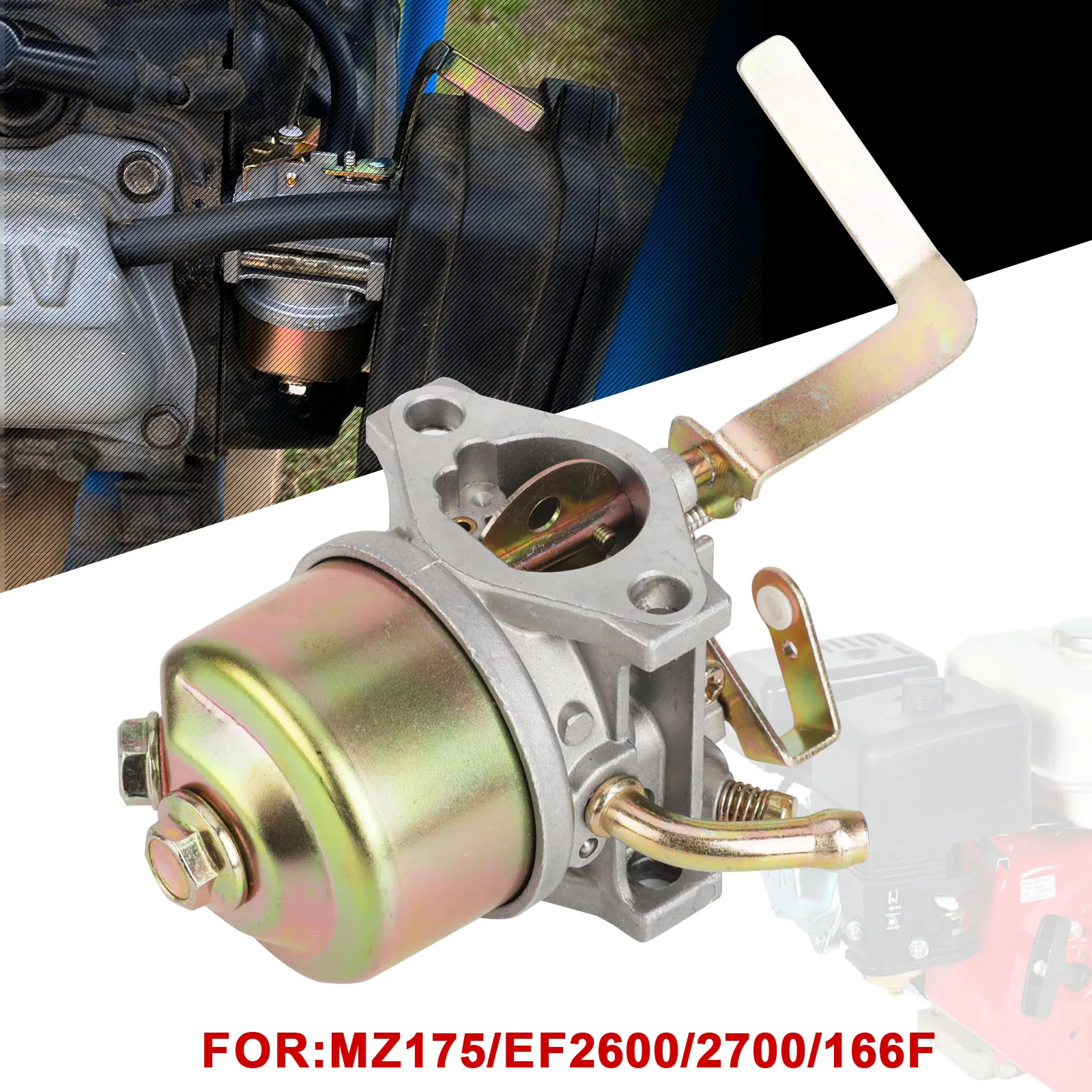 Gasoline Generator Carburetor for Yamaha Kit Mz175 Ef2700 Ef2600 166F 42Mm Hole Distance Generator Carburetors Rebuild