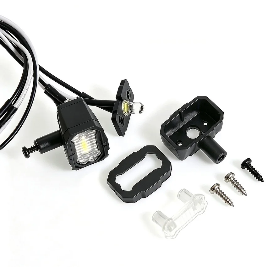 For 1/10, 1/8, and 1/7 Scale Rock Crawlers and Off-Road Vehicles MK07 Roof Light Bar Spot Lamp R677  RC CarAccessories