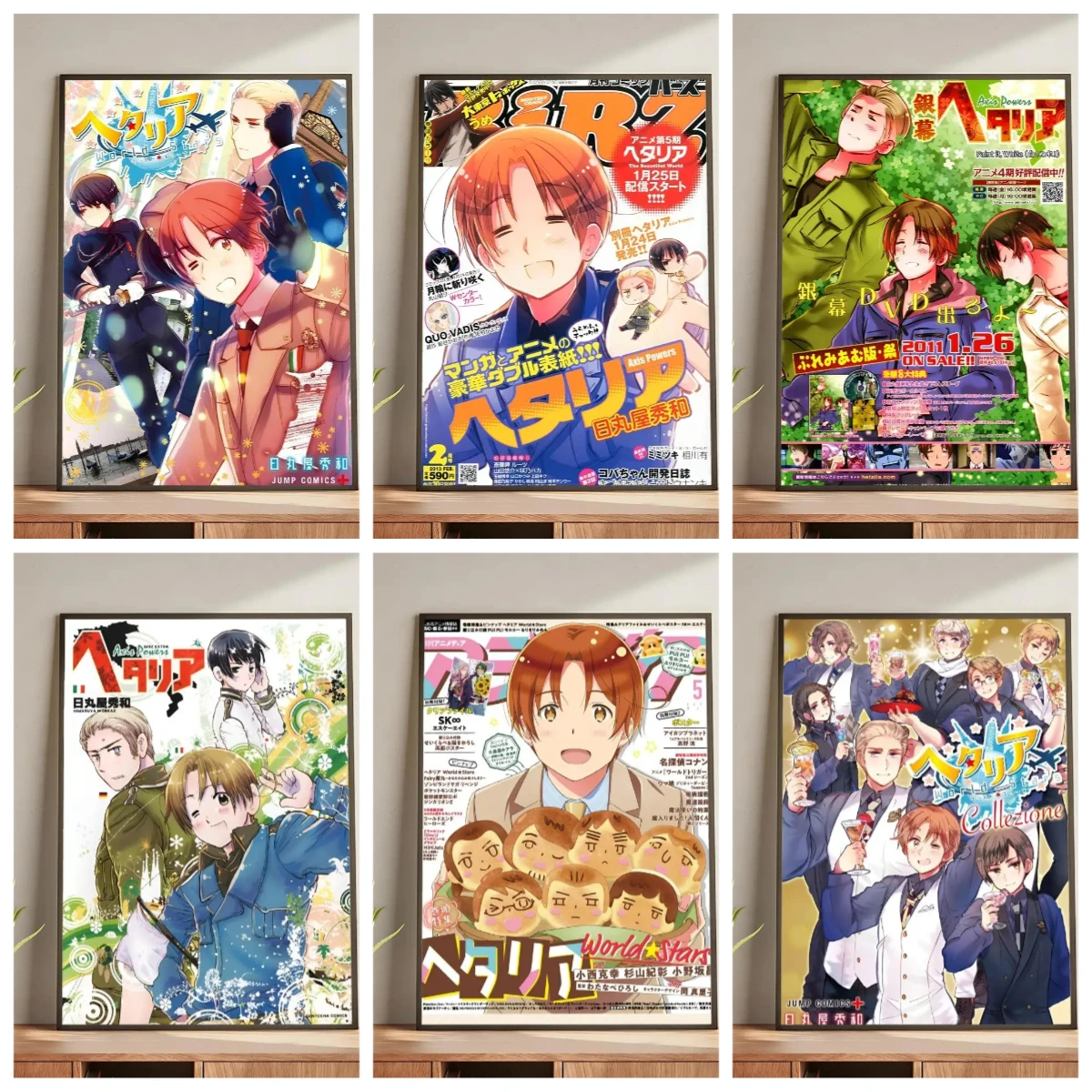 Adult Jigsaw Puzzle 1000 Pieces Puzzle  H-Hetalia The Beautiful World Paper Puzzle Decorative Painting Exercise Brain Thinking