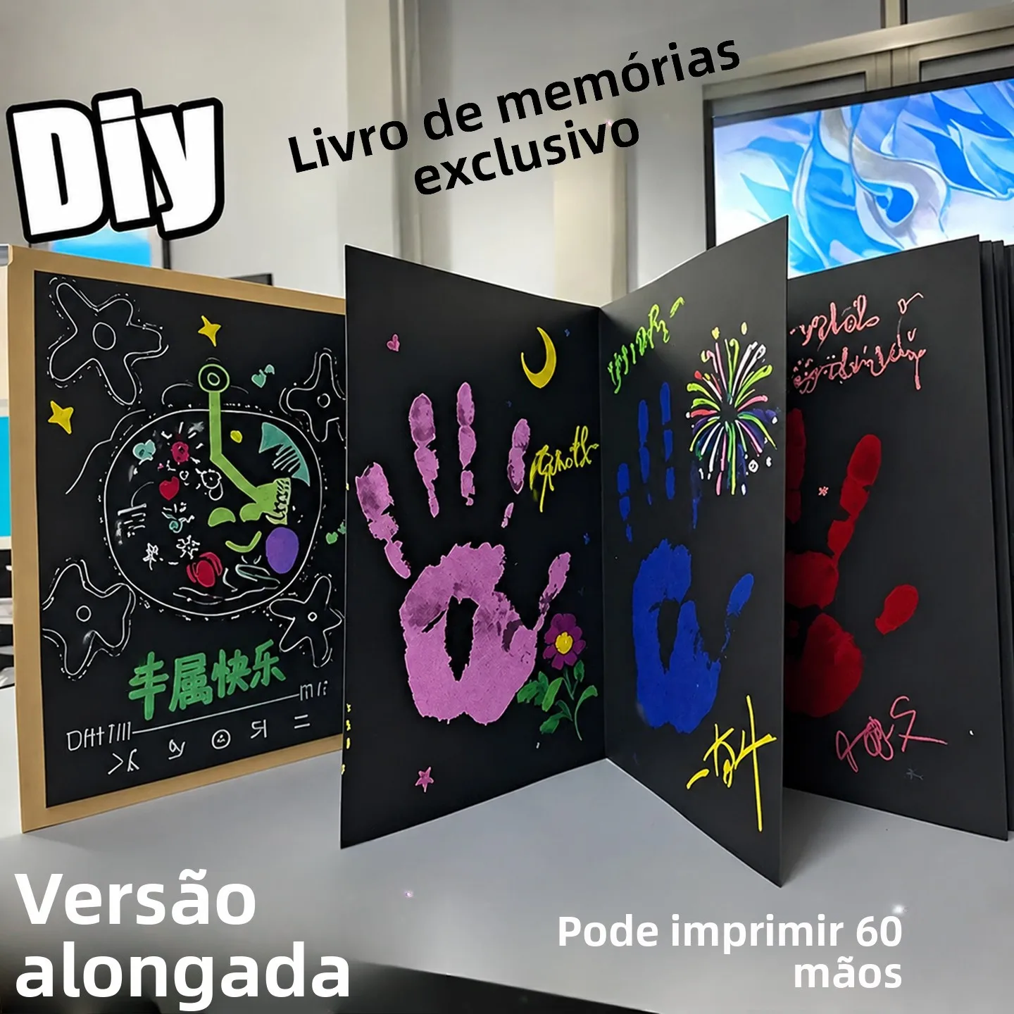 handmade-accordion-book-growth-memorial-album-birthday-gift-for-couples-baby-shower-party-signing-in-print-60-pieces