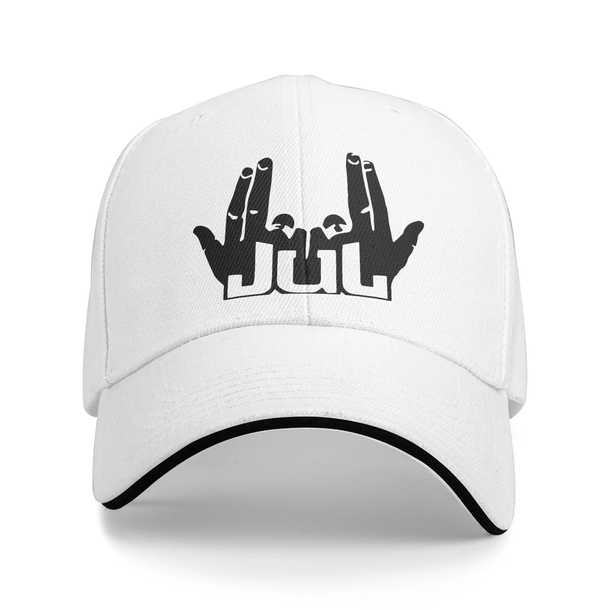Jul Sign Rapper Logo   Casual Baseball Cap Hip Hop Outdoor Gym Trucker Hat Summer Breathable Women Men y2k Cute Snapback Cap