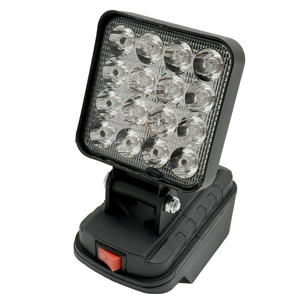 Per Makita 14.4V-18V Batteria agli ioni di litio Lanterna Torcia esterna 3 pollici Cordless LED Luce da lavoro Lampada da campeggio Illuminazione di emergenza