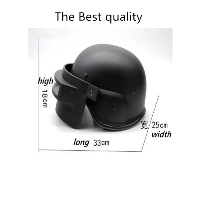 [Funny] Hot game props PUBG helmet Jedi survival escape Special Forces Soldiers Level Three Helmet Eat chicken game cosplay toy