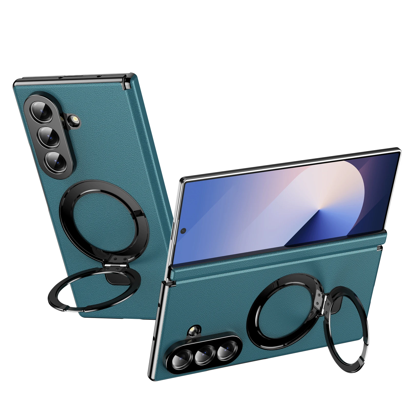 

For Samsung Galaxy Z Fold 7 6 5 for Magsafe Case Matte Folding Shockproof Wireless Charging Magnetic Hard PC Shockproof Cover