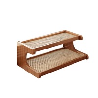 2/3 Tiers Desktop Storage Rack Space-saving Easy-to-assemble Desk Bookshelf Sturdy Multi-functional Simple Shoe Organizer