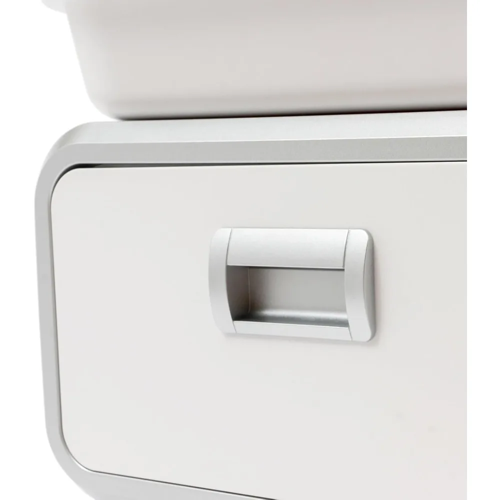 عربة المرافق مع درج، عربة طبية بعجلات، عربة الموجات فوق الصوتية المتنقلة، عربة تخزين التجميل المتنقلة #5