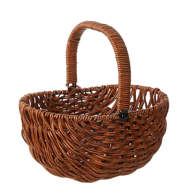 Natural Material Storage Basket Artistic Handmade Basket for Organizing Beautiful Woven Basket Home Decoration