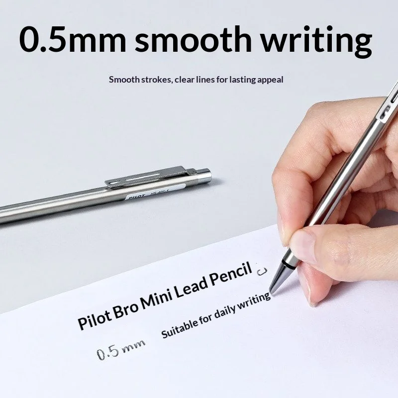PILOT BIRDIE MINI Ołówek Automatyczny 0.5mm Precyzyjna Końcówka Ze Stali Nierdzewnej Ultralekki Korpus Do Pisania/Szkicowania/Konturowania Narzędzia Kieszonkowe — zdjęcie produktu 5